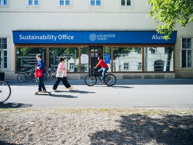Sustainability Office am Campus der Universität Wien