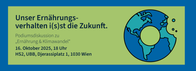 Event-Tipp: Podiumsdiskusison 16.10. zu Ernährung & Klimawandel